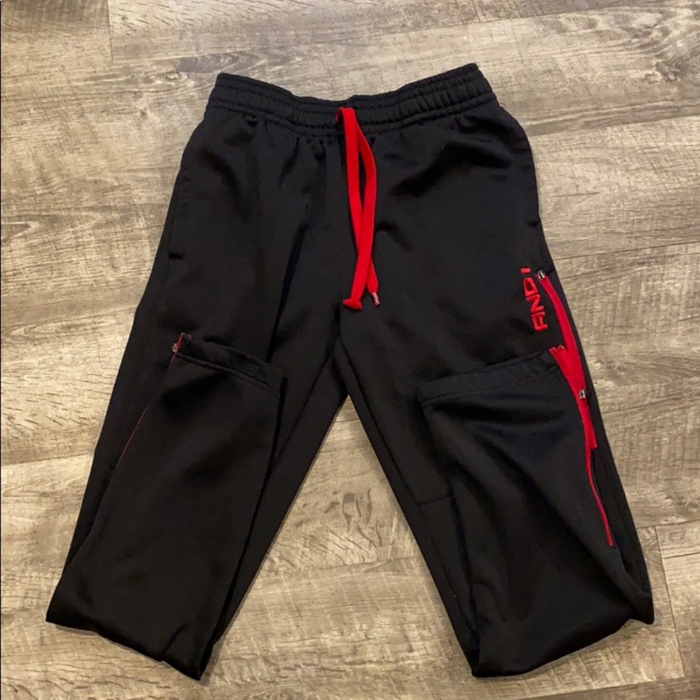 And1 black sweatpants! Fleece material